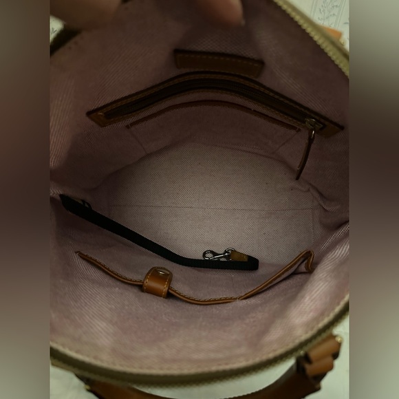 Dooney & Bourke Taupe Leather Handbag - Picture 12 of 15